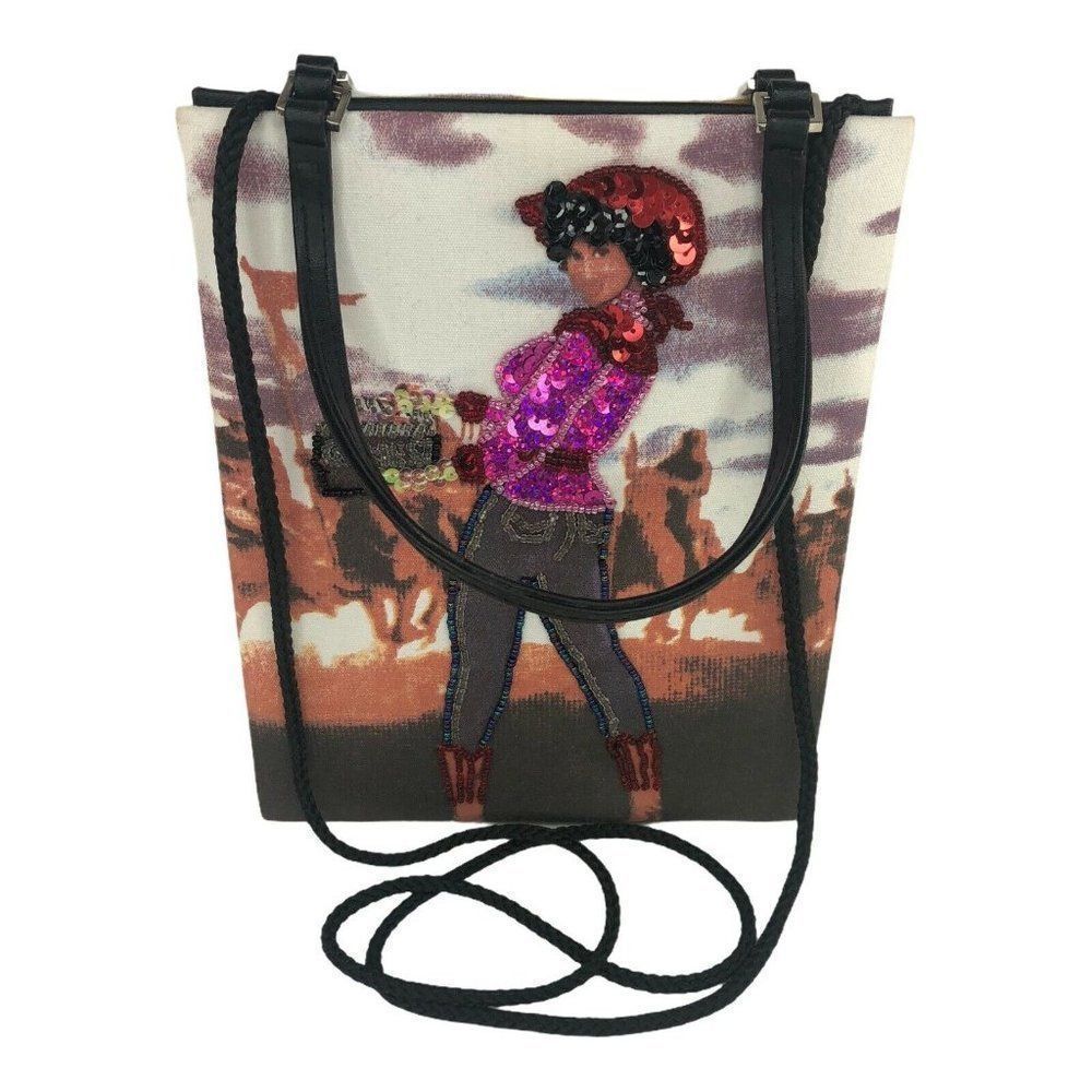 Western Cowgirl Sequin Purse Shoulder Bag